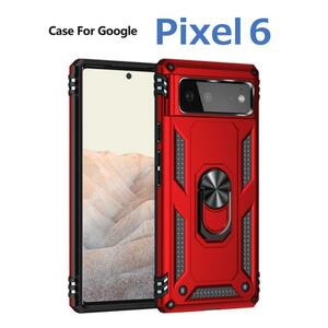 Google Pixel 6 ケース レッド 耐衝撃