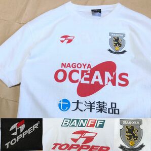 フットサル 名古屋オーシャンズ tシャツ XL 白 TOPPER サッカー ユニフォーム風