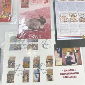  【1円スタート】希少 ヴィンテージ 美術 絵画 アニマル 伝統工芸品 国旗 風景 切手等 未使用切手 大量200枚以上 コレクション 保管品の画像9