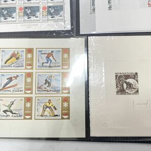 【1円スタート】1972年札幌オリンピック 記念切手 イエメン ユーゴスラビア アジュマーン等 未使用切手 コレクション 保管品 の画像4