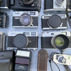 【1円スタート】Nikon PENTAX MINOLTA Canon 等 フィルムカメラ ポラロイド 一眼レフ 周辺機器 大量まとめ売り 動作未確認 ジャンク品の画像9