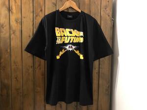 新品●バックトゥザフューチャー　プリントTシャツ［XL］●デロリアン/SF映画/BTTF