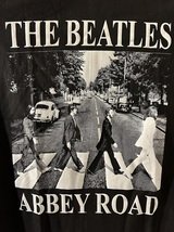 訳有新品●ビートルズ　アビイロード　プリントTシャツ●ロックバンド/ジョンレノン/BEATLES/ABBEY ROAD_画像2