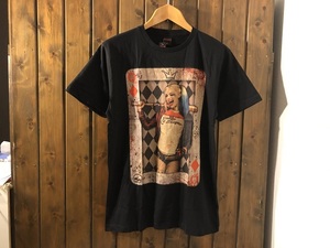 新品●ハーレイクイン　マーゴットロビー　プリントTシャツ●アメリカンコミックス/スーサイドスクワッド/バットマン/映画