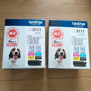 ブラザー brother インクカートリッジ LC3111-4PK 2セット