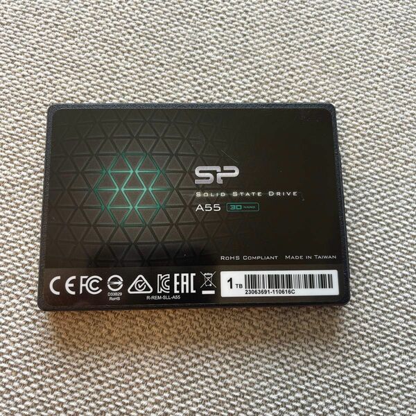 SiliconPower 1TB SSD 【使用回数極短10時間程度】 A55シリーズ