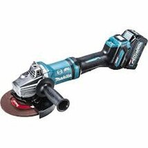 未開封品☆makita/マキタ 充電式ディスクグラインダ 180mm GA037GRMX バッテリー×2個付き 電動工具_画像1