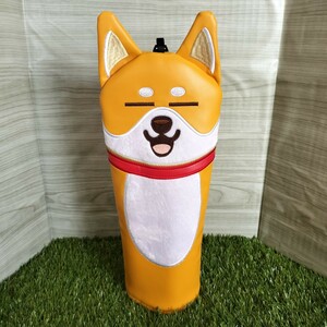 【FW】①ゴルフヘッドカバー　フェアウェイウッド用　柴犬