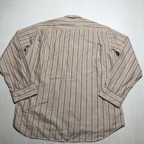 クロコダイル ストライプ柄 ボタンダウンシャツ サイズLL クロコダイル ボタンダウンシャツ ワンポイント刺繍 紳士 2-371の画像5