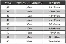 Topcanis Ratia 　Yハーネス レッド×ターコイズ　80cm サンプル品_画像5