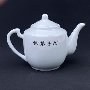 中国 玩玉款 粉彩急須 煎茶道具 茶器 茶壺清代 染付 陶磁器 唐物 中国美術 骨董 古玩 中国茶器の画像3