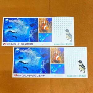 ★送料無料★2024年6月30日まで★新江ノ島水族館 　ご招待券　2枚セット①