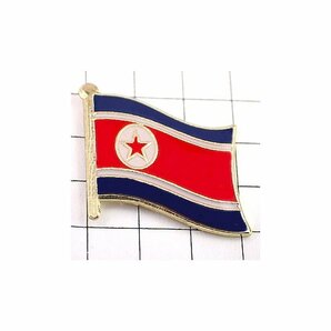 ピンバッジ 北朝鮮 国旗 キャッチ付 朝鮮民主主義人民共和国！送料無料！の画像1