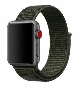 Apple Watch ( Apple часы ) замена частота ремень Series 6/5/4/3/2/1 SE соответствует 42mm/44mm/45mm для мужчин и женщин ( хаки )E313