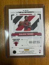 Dalen Terry 2022-23 PANINI Donruss Elite NBA NEW BREED auto RC_画像2