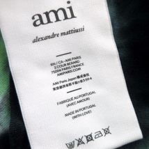 【AMI Alexandre Mattiussi. アミ / フランス】ロンハーマン取扱ブランド◎ 未使用 23100円 タイダイ Tシャツ!!　（GREEN/WHITE）_画像8