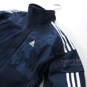 【adidas アディダス】adidas24/7レンジ ハイブリッドウォームアップ ジャージジャケット ネイビー Mサイズ!! 『24時間365日着たくなる』