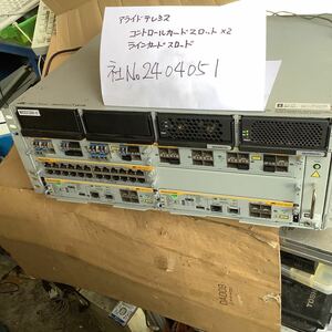 Allied Teleis アライドテレシス　switchblade x8106 コントロールカードスロット　ラインカードスロット　電源x2 中古品現状渡し品です