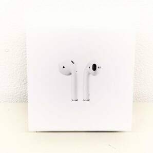 【IK-27638】1円～ Apple AirPods（第2世代） MV7N2J/A 未使用未開封 ワイヤレスイヤホン ライトニング端子 参考上代:１９，８００円の画像1