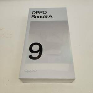 【B-13720】OPPO オッポ Reno9 A ナイトブラック IMEI：〇 866724062665151 SIMフリー スマートフォン 未開封