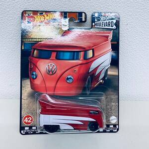 【IK-27833】1円～ HOTWHEELS BOULEVARD METAL/MEAL VOLKSWAGEN DRAG BUS 未開封 長期保管品 現状品