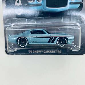 【IK-27841】1円～ HOTWHEELS GARAGE 70 DODGE HEMI CHALLENGER 69 CORVETTE 67 CUSTOM MUSTANG 70 Chevy Camaro 未開封 長期保管品 現状品の画像2