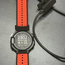 【MYT-3875】 1円～！ GARMIN ForeAthlete 230J GPSランニングウォッチ ブラック スマート機能搭載 ガーミン 通電確認 動作未確認 写真参照_画像8