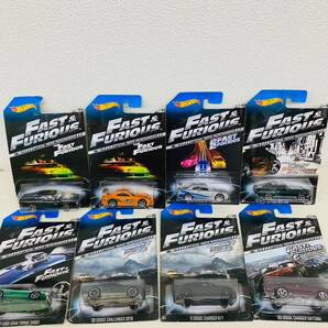 【IK-27868】HOTWHEEL FAST＆FURIOUS 8台セット ワイルドスピード CHARGER SUPRA GT-R MUSTANG GRAN TORINO SRT8 R/T DAYTONA 未開封保管品の画像1