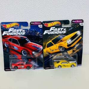 【IK-27869】1円～ HOTWHEEL FAST＆FURIOUS 5台セット ワイルドスピード RX-3 C210 2000GT-X FAIRLADY Z CILVIA ワイスピ 長期保管品の画像2