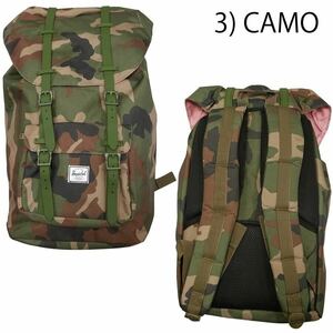 HERSCHEL SUPPLY ハーシェルサプライ バッグ リュックサック バックパック LITTLE AMERICA BACKPACK CAMO　新品　未使用