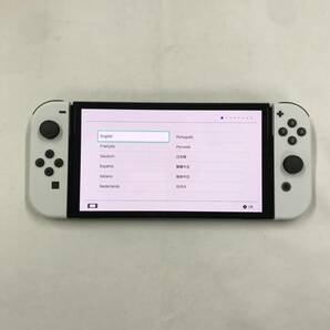 gx744 送料無料！ジョイコンがジャンク品 Nintendo Switch ニンテンドースイッチ 本体 有機ELモデル ホワイトの画像3