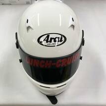 sx659 送料無料！臭い有り Arai アライ ヘルメット SK-5 SNELL-K ホワイト_画像1