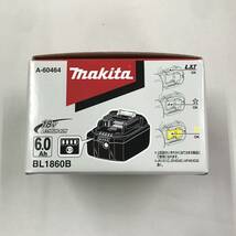 sx839 送料無料！未使用品 makita マキタ 18V 6.0Ah リチウムイオンバッテリー BL1860B 残量表示付_画像1