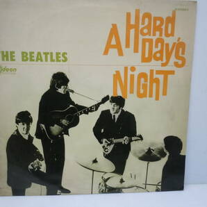  BEATLES / A Hard Day's Night (Odeon 赤盤 OP-8147) Odeon 東芝音楽工業 【ビートルズ中古レコード】の画像1