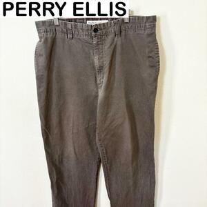 PERRY ELLIS Perry Ellis хлопок брюки из твила б/у одежда American Casual 