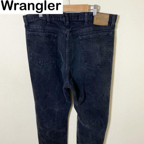 メキシコ製 Wrangler ラングラー　ブラックデニム　古着　アメカジ