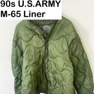 90s U.S.ARMY M-65 Liner キルティング　ライナー　古着