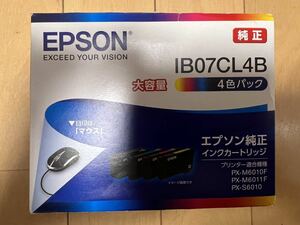 エプソン インクカートリッジ IB07CL4B 1パック（4色入）