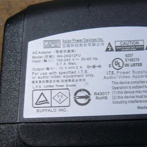 ac849/Buffalo ACアダプター WA-24Q12FU / DC 12V 2Aの画像2