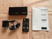 GREEN HOUSE HDMI SELECTOR セレクタ 5ポート 4K HDR10 HDCP2.2 手動切り替えモデル 美品_画像2