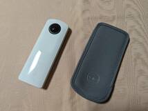 RICOH THETA SC2 ホワイト & ポリカーボネート製 防滴 ハードケース TH-2 リコー シータ 美品_画像4