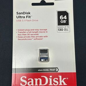 新品 SanDisk サンディスク Ultra Fit 64GB USBメモリー 