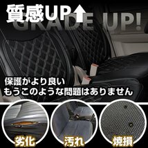 日産 アトラス F24系 シートカバー H19- 現行 標準 トラック シートカバー レッドステッチ　助手席側+運転席側 JP-YT109LR-RD_画像3