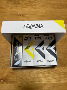 新品　ゴルフボール12個　詰め合わせ　箱付き　　　　　　白3×3箱 黄3×1箱