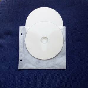 不織布 CDケース DVDケース 50枚セット 両面収納 100枚収納可能 中古 ２穴リング式 CD収納ケース DVD収納 不織布ケース 811番の画像2