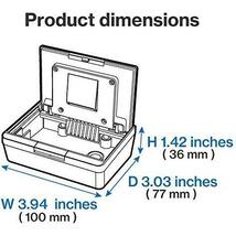 ★ED-139★ 車内用品 灰皿 (エクセア) フラットソーラーアッシュ ダッシュボード置き型 ブラック LED付き ED-139_画像8