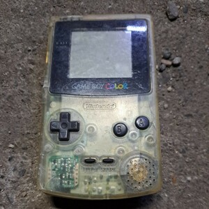 ゲームボーイカラー GAMEBOY 任天堂 Nintendo クリア ジャンク