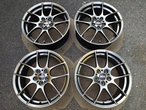 86 BRZ プリウス 現行品 鍛造 BBS RF DB ダイヤモンドブラック 17インチ 7J+48 RF507 5穴 4本