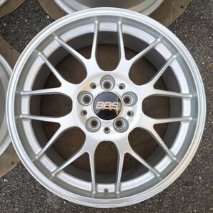 超美品 S2000 鍛造 BBS RG-R シルバー 18インチ 7.5J+45 RG738 8.5J+49 RG739 PCD114.3 5穴 4本の画像2