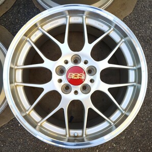 鍛造 BBS RG-R DSK ダイヤモンドシルバークリア 18インチ 8J+35 RG753 PCD114.3 5穴 4本の画像2